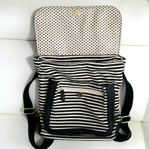 COPY - Madden Girl Striped convertible backpack - Picture 4 of 9